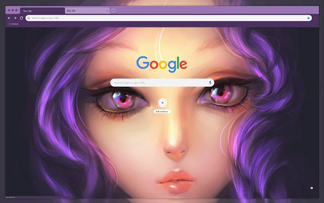 Girl with purple hair  from Chrome web store to be run with OffiDocs Chromium online