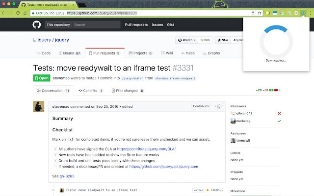 Github Code Review Comment Downloader  from Chrome web store to be run with OffiDocs Chromium online