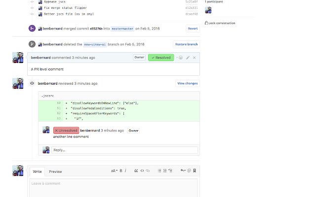 Github Comment Tracker  from Chrome web store to be run with OffiDocs Chromium online