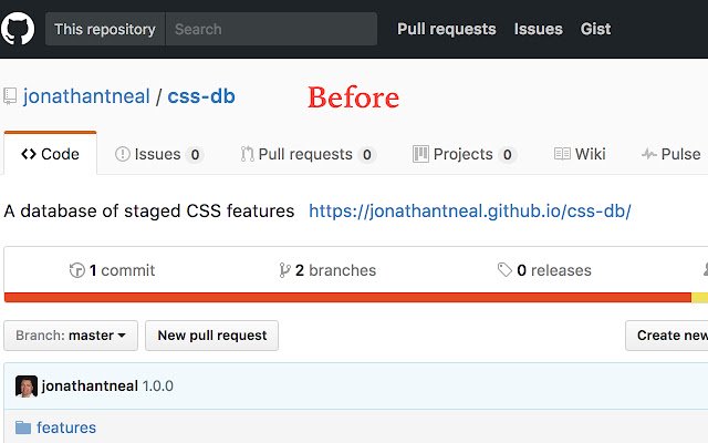 Github NavBar Color Reversal  from Chrome web store to be run with OffiDocs Chromium online