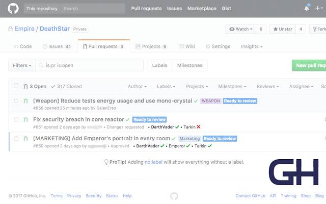 Estensione GitHub Tools dal negozio Web di Chrome da eseguire con OffiDocs Chromium online