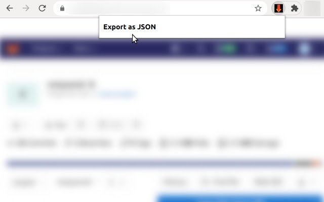 GitLab Issues JSON Export  from Chrome web store to be run with OffiDocs Chromium online