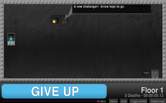 Give Up Game de Chrome web store se ejecutará con OffiDocs Chromium en línea