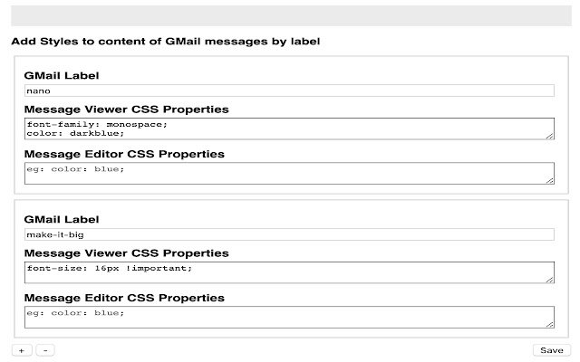 GMail Label Styler  from Chrome web store to be run with OffiDocs Chromium online