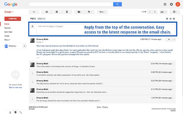 Gmail Reply at the TOP  from Chrome web store to be run with OffiDocs Chromium online