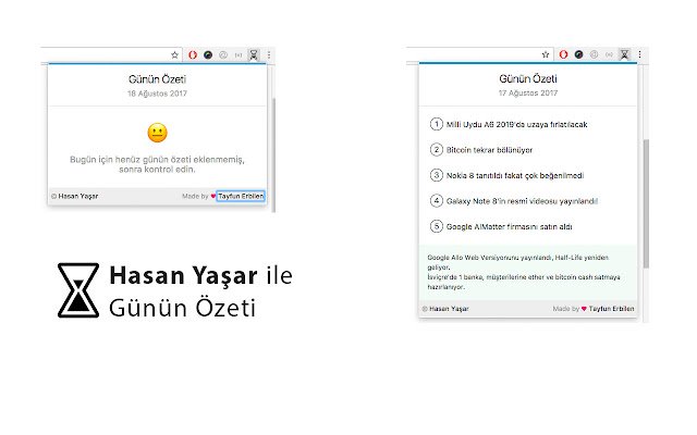 Günün Özeti daripada kedai web Chrome untuk dijalankan dengan OffiDocs Chromium dalam talian