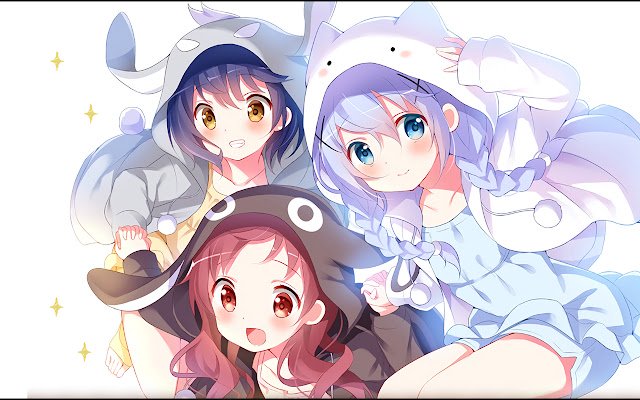 Gochuumon wa Usagi Desu ka? Chimame Tai Theme  from Chrome web store to be run with OffiDocs Chromium online