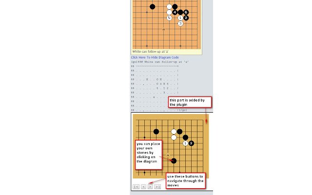 Go Diagram player for Life in 19x19  from Chrome web store to be run with OffiDocs Chromium online