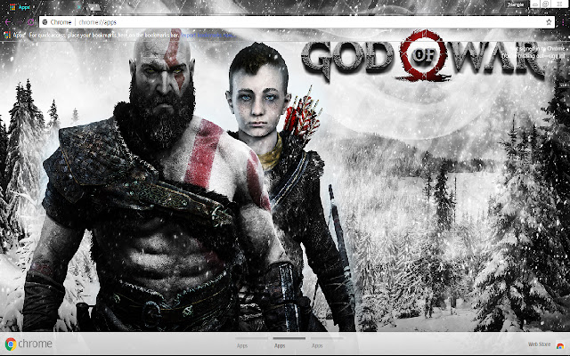 God Of War 1366x768  from Chrome web store to be run with OffiDocs Chromium online