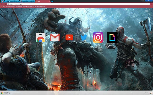 God of War 4 (2018) Be A Warrior 1920x1080 із веб-магазину Chrome для запуску з OffiDocs Chromium онлайн