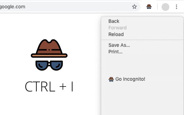 Go Incognito!  from Chrome web store to be run with OffiDocs Chromium online