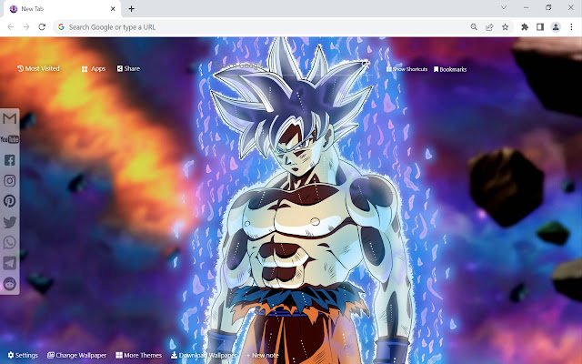 Goku Wallpaper จาก Chrome เว็บสโตร์ที่จะใช้งานร่วมกับ OffiDocs Chromium ออนไลน์