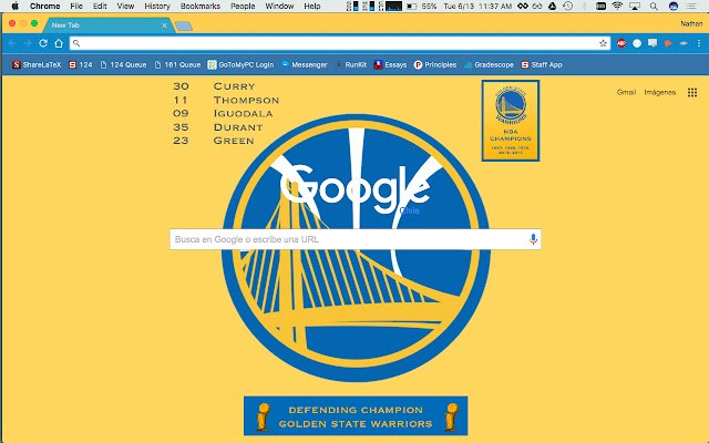 Golden State Warriors  from Chrome web store to be run with OffiDocs Chromium online