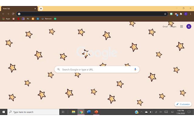 Gold Stars  from Chrome web store to be run with OffiDocs Chromium online