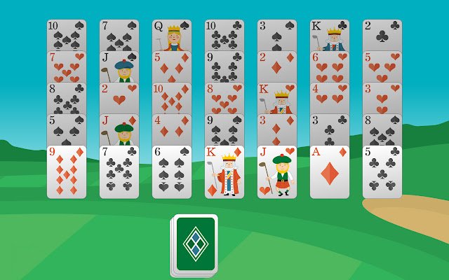 Golf Solitaire  from Chrome web store to be run with OffiDocs Chromium online