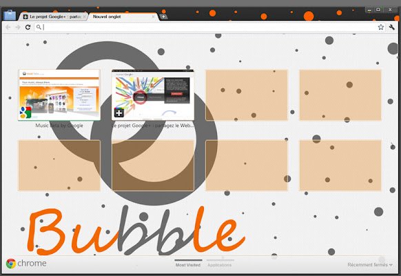 Google Bubbles  from Chrome web store to be run with OffiDocs Chromium online