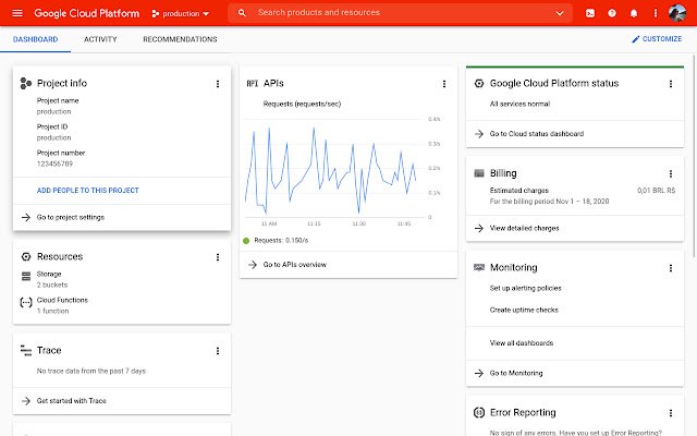 OffiDocs Chromium 온라인과 함께 실행되는 Chrome 웹 스토어의 Google Cloud 콘솔 색상 체인저