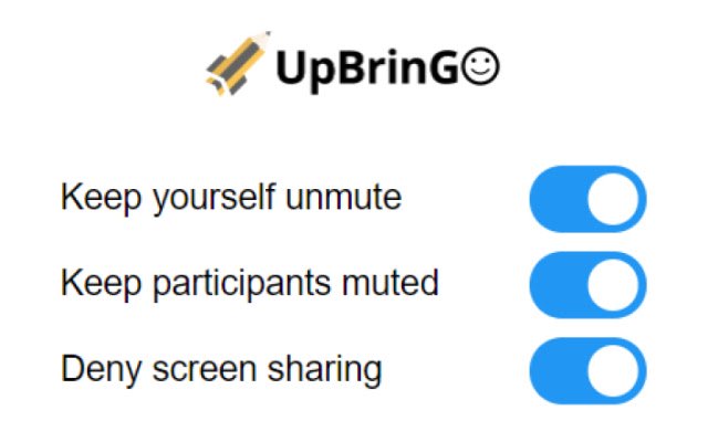 Google Meet Pro Upbringo  from Chrome web store to be run with OffiDocs Chromium online