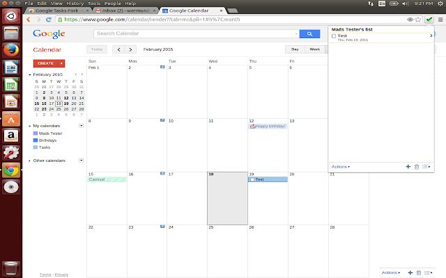 Google Tasks Fork de Chrome web store se ejecutará con OffiDocs Chromium en línea