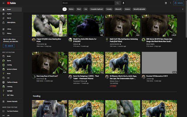 Gorilla Changer  from Chrome web store to be run with OffiDocs Chromium online