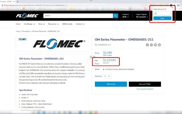 GPI Distributor Pricing Calculator  from Chrome web store to be run with OffiDocs Chromium online