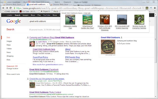 Great Wild Outdoors News  from Chrome web store to be run with OffiDocs Chromium online