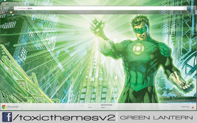 Green Lantern Justice League  from Chrome web store to be run with OffiDocs Chromium online