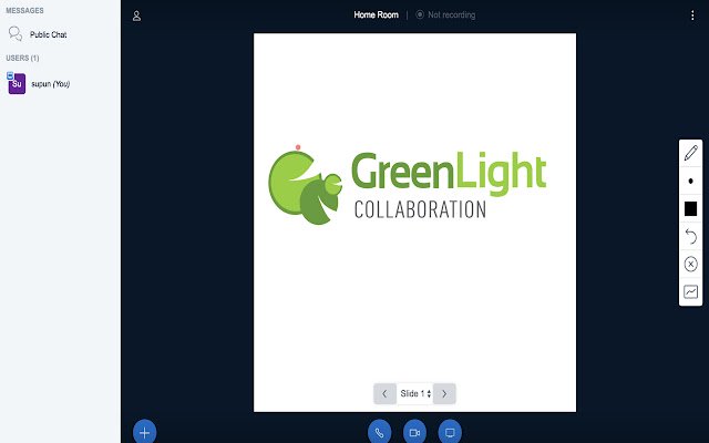 GreenLight Collaboration Extension  from Chrome web store to be run with OffiDocs Chromium online