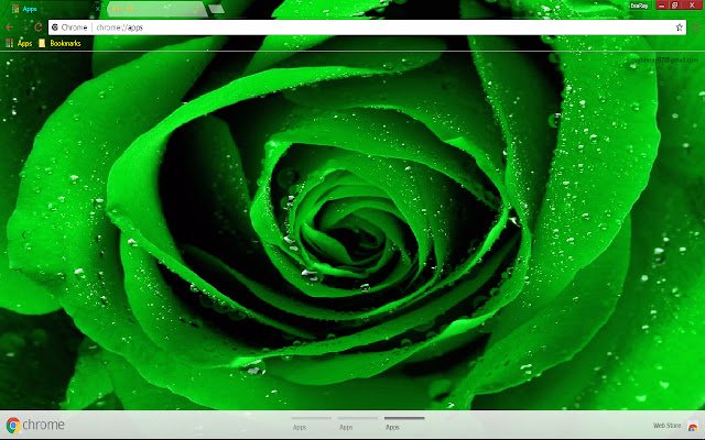 Chrome ウェブストアの Green Rose が OffiDocs Chromium オンラインで実行可能に