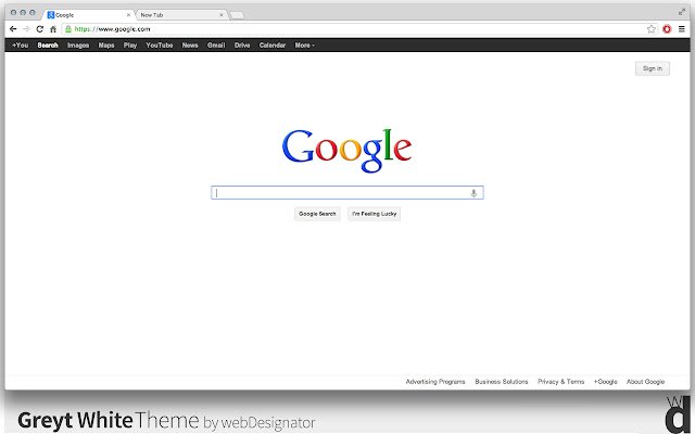 Tema Putih Kelabu dari kedai web Chrome untuk dijalankan dengan OffiDocs Chromium dalam talian