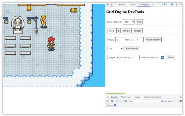 Grid Engine DevTools aus dem Chrome-Webshop zur Ausführung mit OffiDocs Chromium online