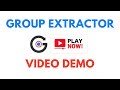 Group Extractor  from Chrome web store to be run with OffiDocs Chromium online