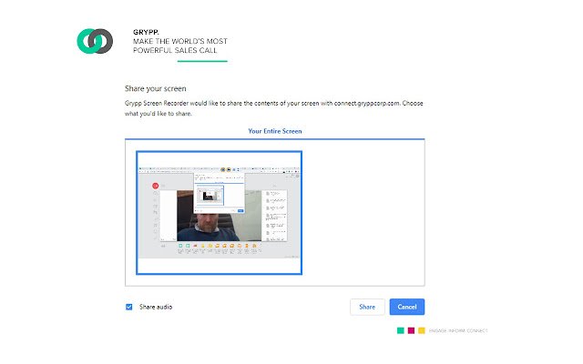 Grypp Screen Recorder  from Chrome web store to be run with OffiDocs Chromium online