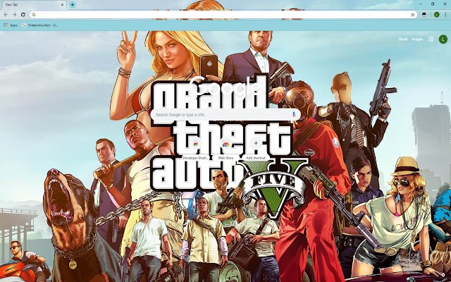 GTA Theme  from Chrome web store to be run with OffiDocs Chromium online