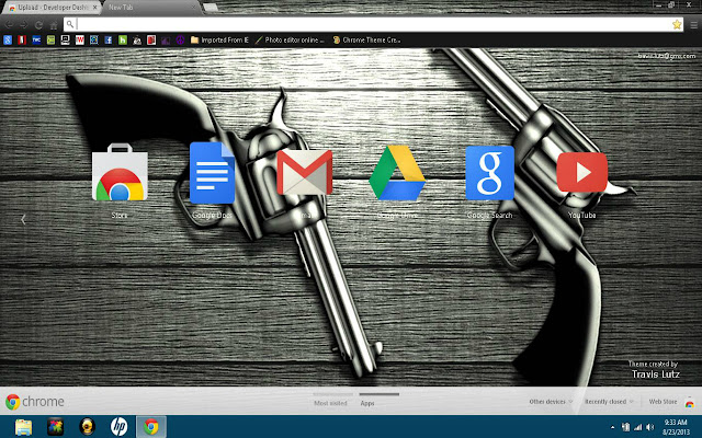 Gun Theme  from Chrome web store to be run with OffiDocs Chromium online