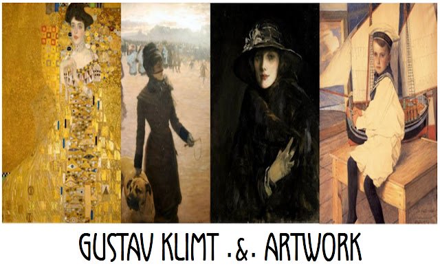 Gustav Klimt App  from Chrome web store to be run with OffiDocs Chromium online