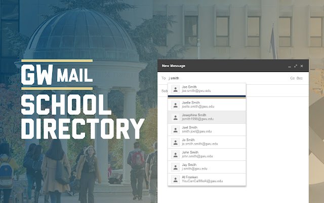 GW Directory Plugin For GMail  from Chrome web store to be run with OffiDocs Chromium online