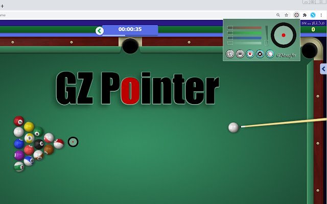 GZ Pointer  from Chrome web store to be run with OffiDocs Chromium online