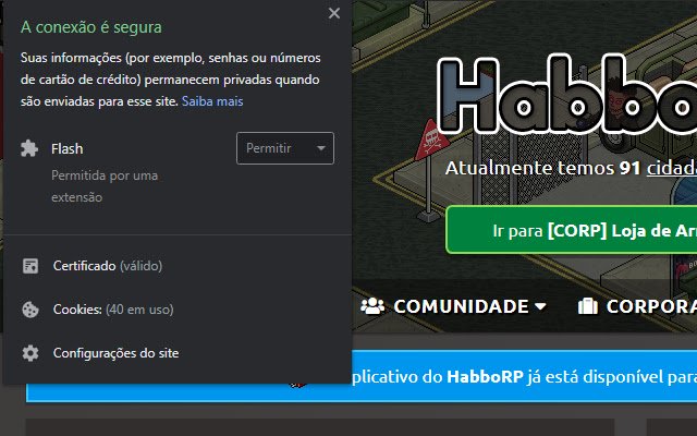 HabboRP ze sklepu internetowego Chrome do uruchomienia z OffiDocs Chromium online