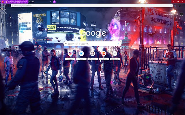 Hacker Hero | Watch Dogs Legion (new theme)  from Chrome web store to be run with OffiDocs Chromium online