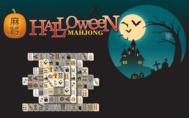 Halloween Mahjong de la boutique en ligne Chrome sera exécuté avec OffiDocs Chromium en ligne