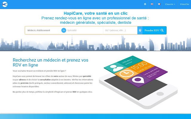 HapiCare : Connecteur pour navigateur mula sa Chrome web store na tatakbo sa OffiDocs Chromium online