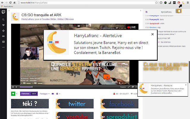 HarryLafranc AlerteLive  from Chrome web store to be run with OffiDocs Chromium online