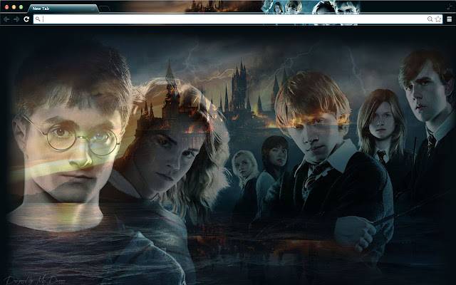 Le thème Harry Potter de la boutique en ligne Chrome sera exécuté avec OffiDocs Chromium en ligne