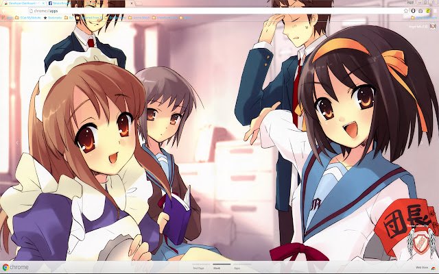 Haruhi Suzumiya 4 1366x768  from Chrome web store to be run with OffiDocs Chromium online