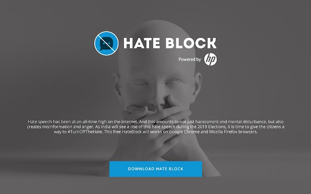 Hate Block mula sa Chrome web store na tatakbo sa OffiDocs Chromium online