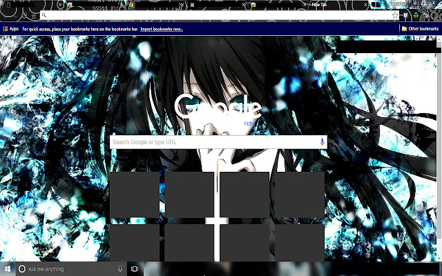 Hatsune Miku Theme 1366x768 da Chrome Web Store para ser executado com OffiDocs Chromium online