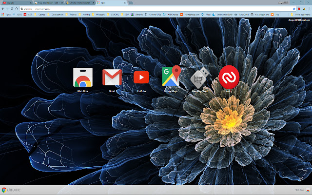 Hazy Blue Flower  from Chrome web store to be run with OffiDocs Chromium online