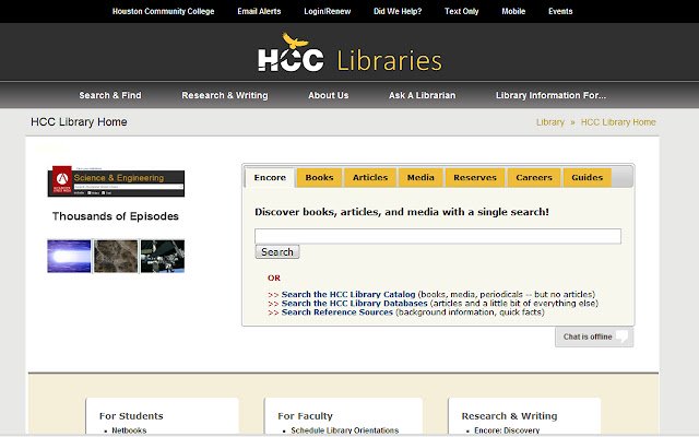 HCC Libraries  from Chrome web store to be run with OffiDocs Chromium online