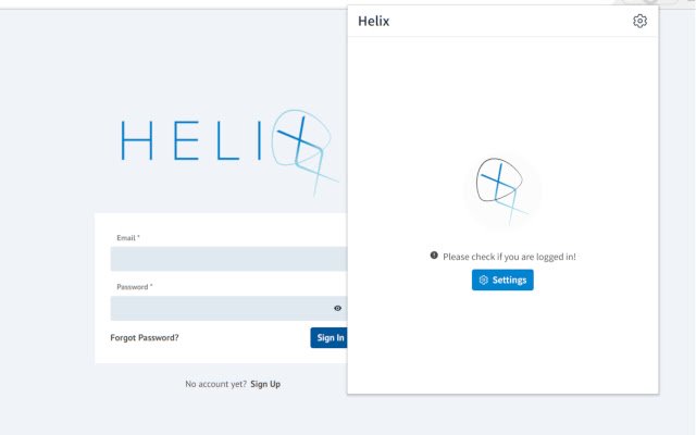 helix extension  from Chrome web store to be run with OffiDocs Chromium online